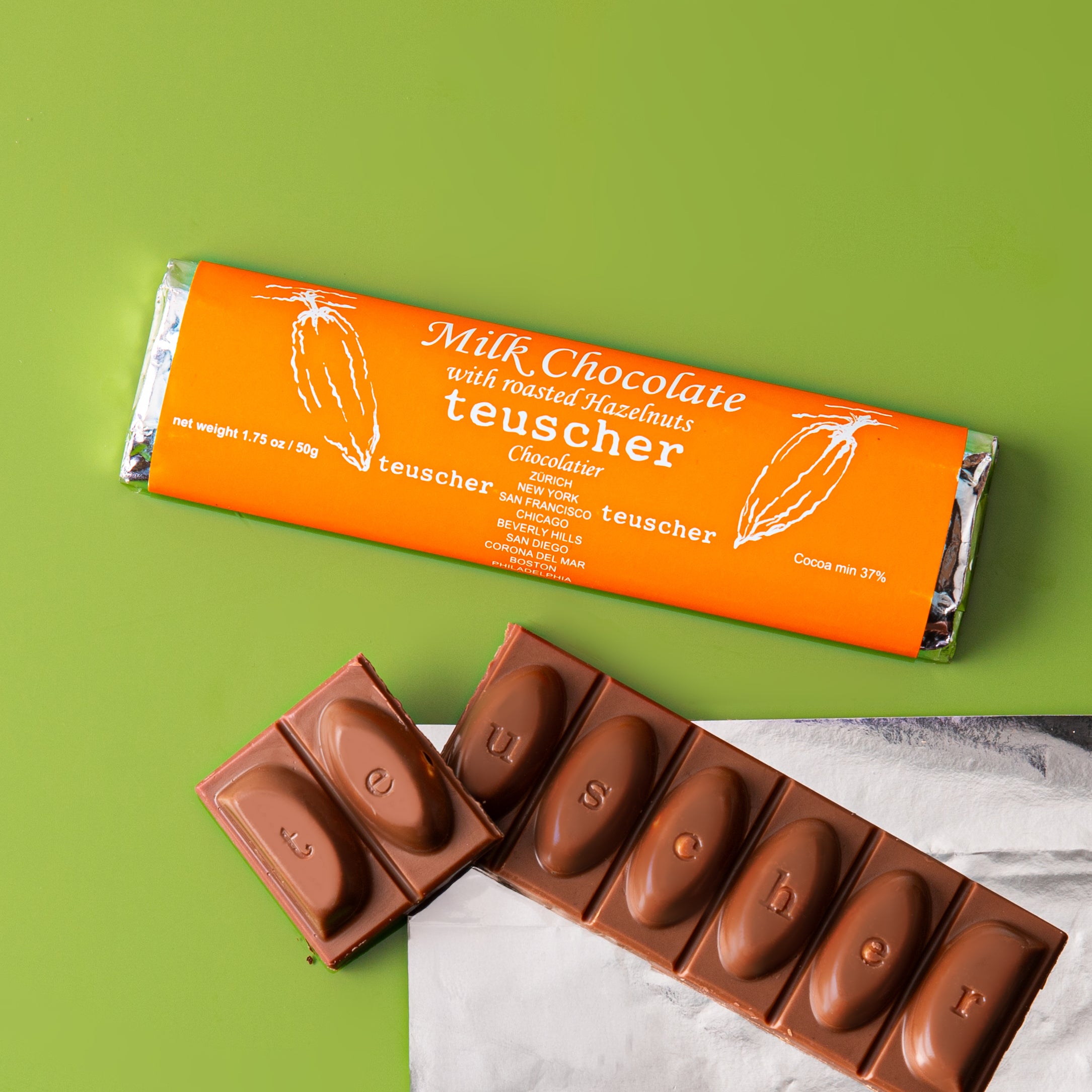 Gianduja Milk Chocolate Bar with Roasted Hazelnuts