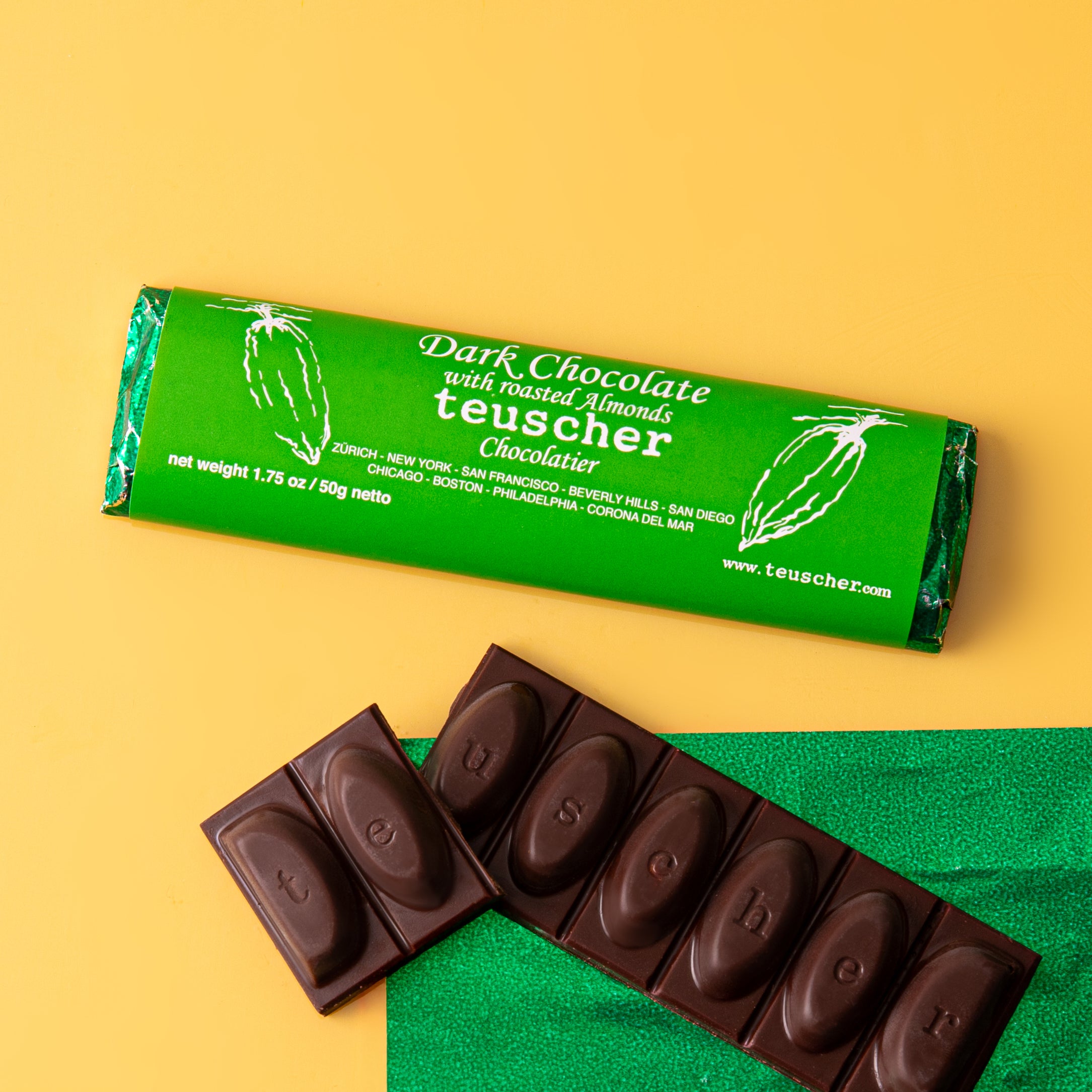 Dark Chocolate Bar with Roasted Almonds