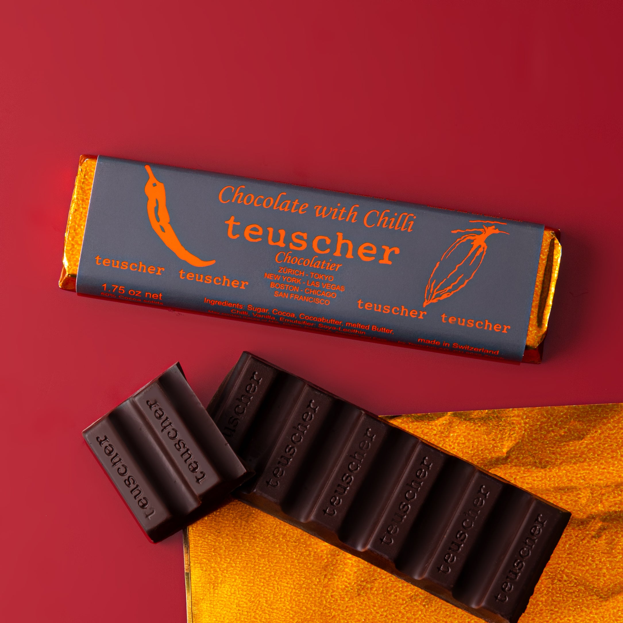 Dark Chocolate Bar with Chilli