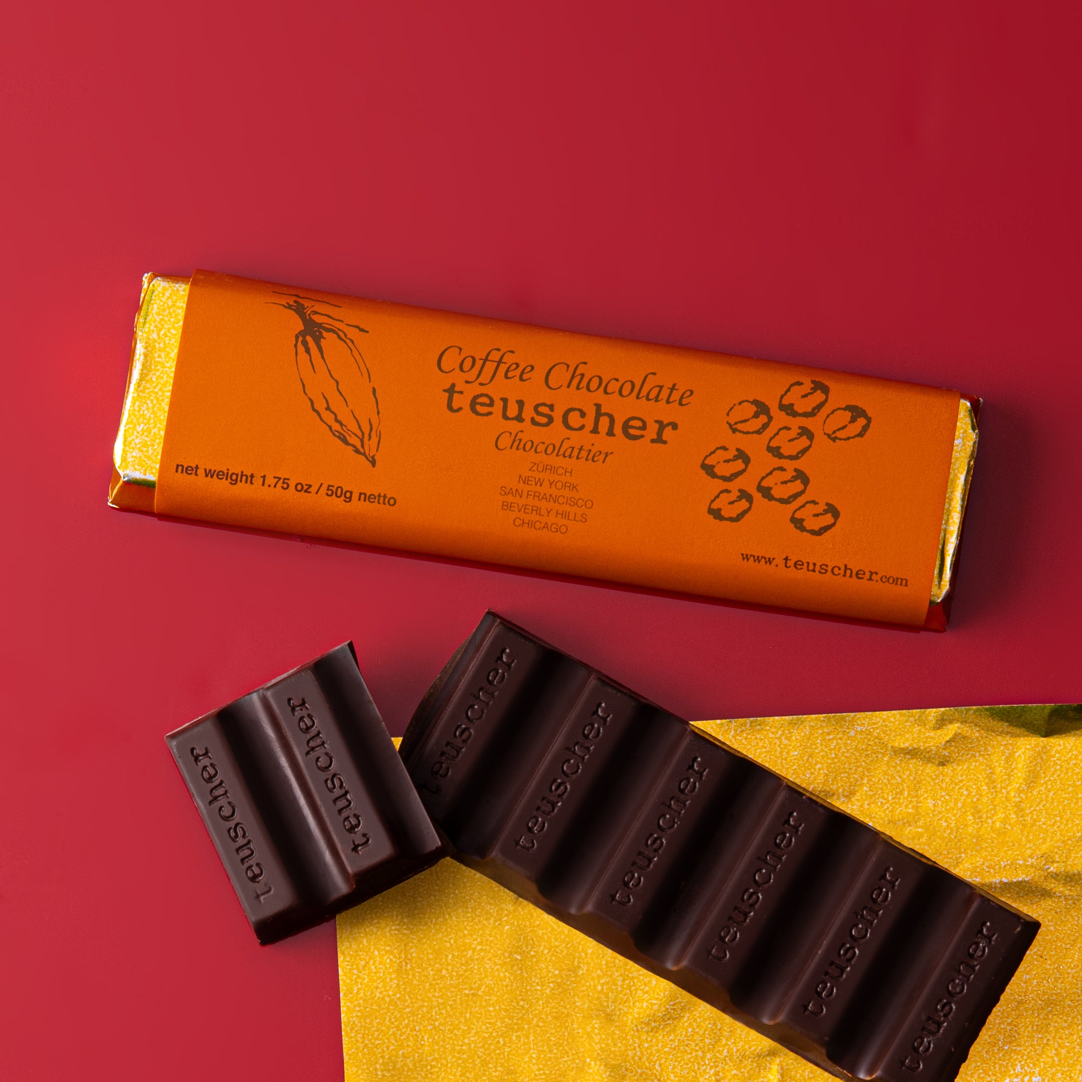 Dark Chocolate Bar with Coffee