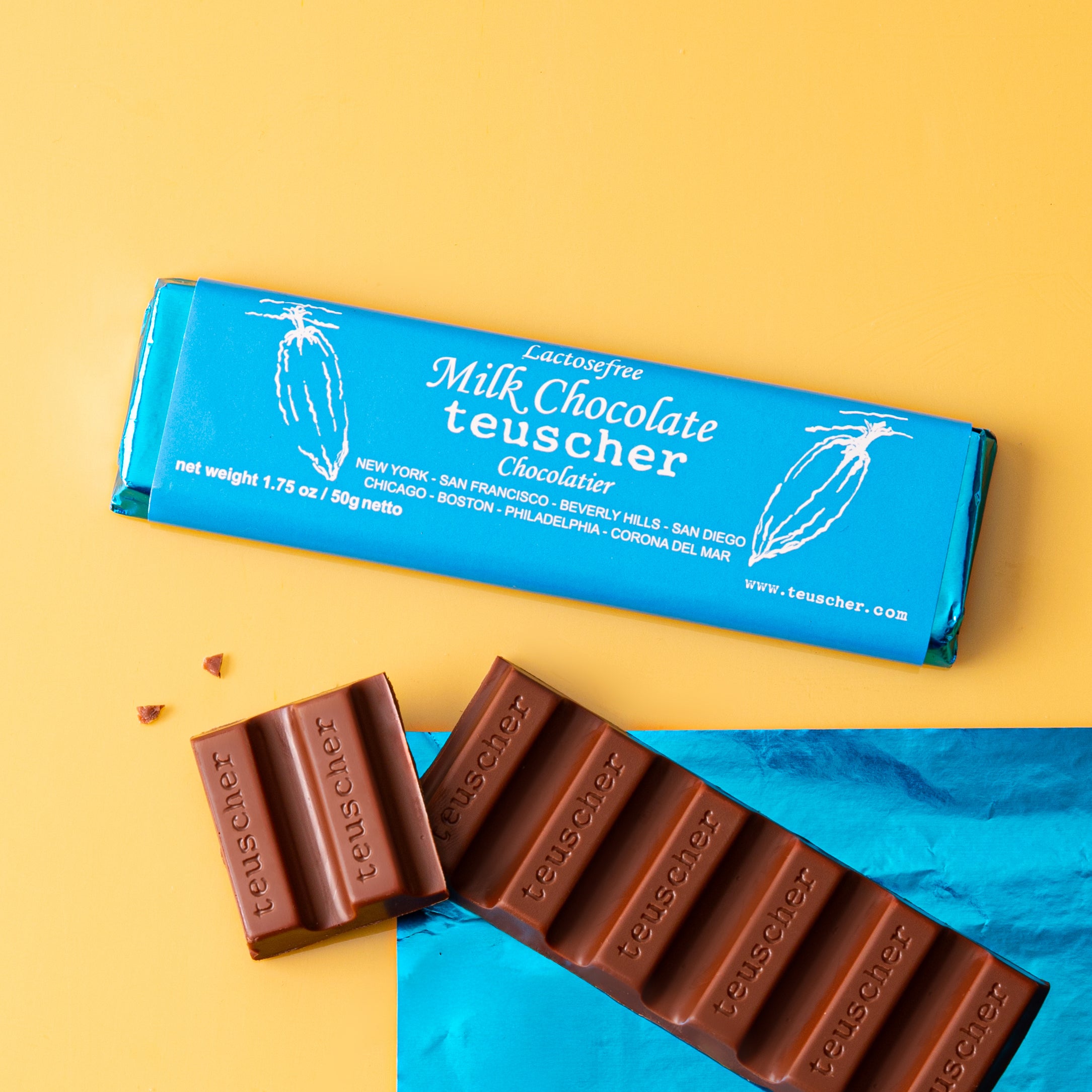 Lactose-Free Milk Chocolate Bar (50g)