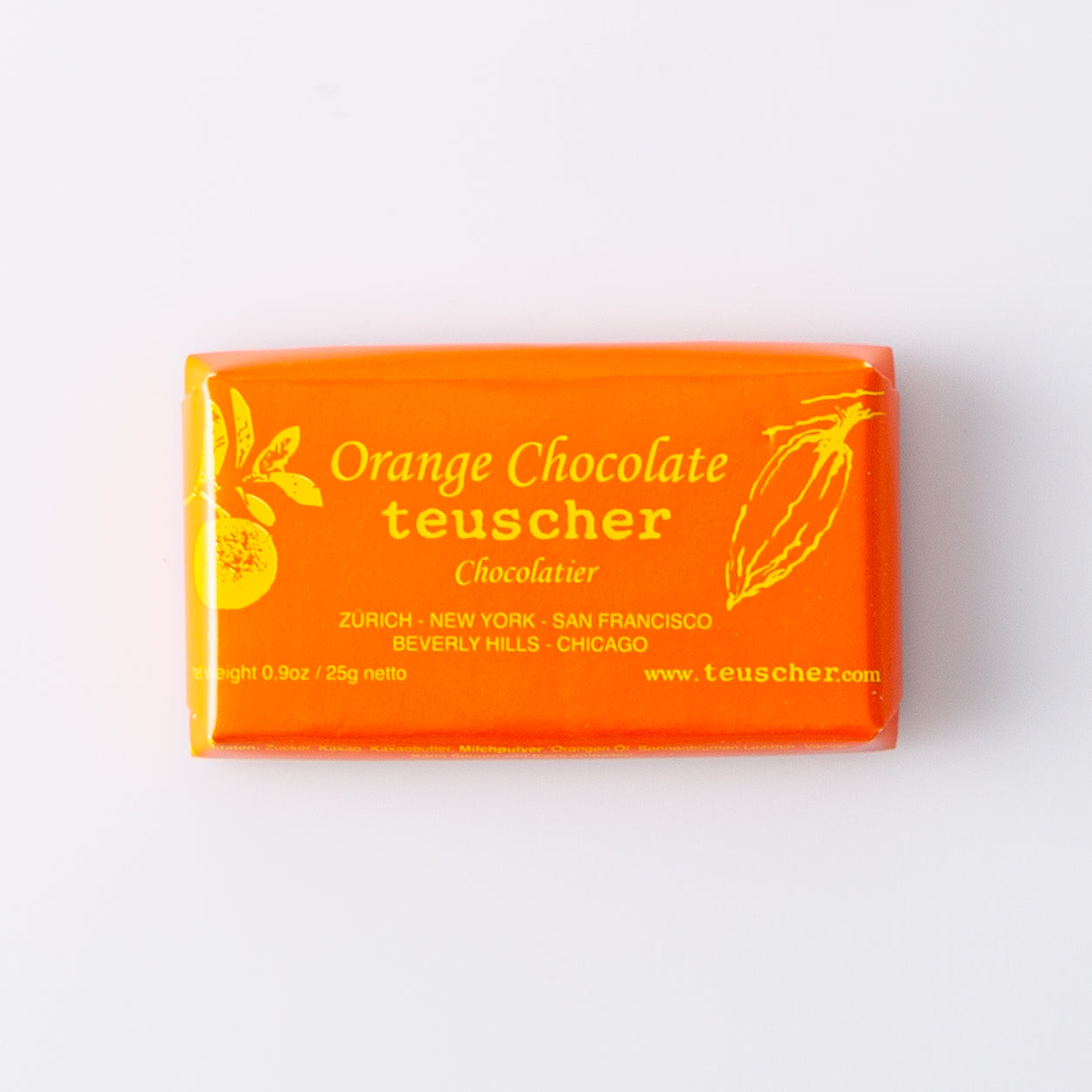 Dark Chocolate Bar with Orange Oil