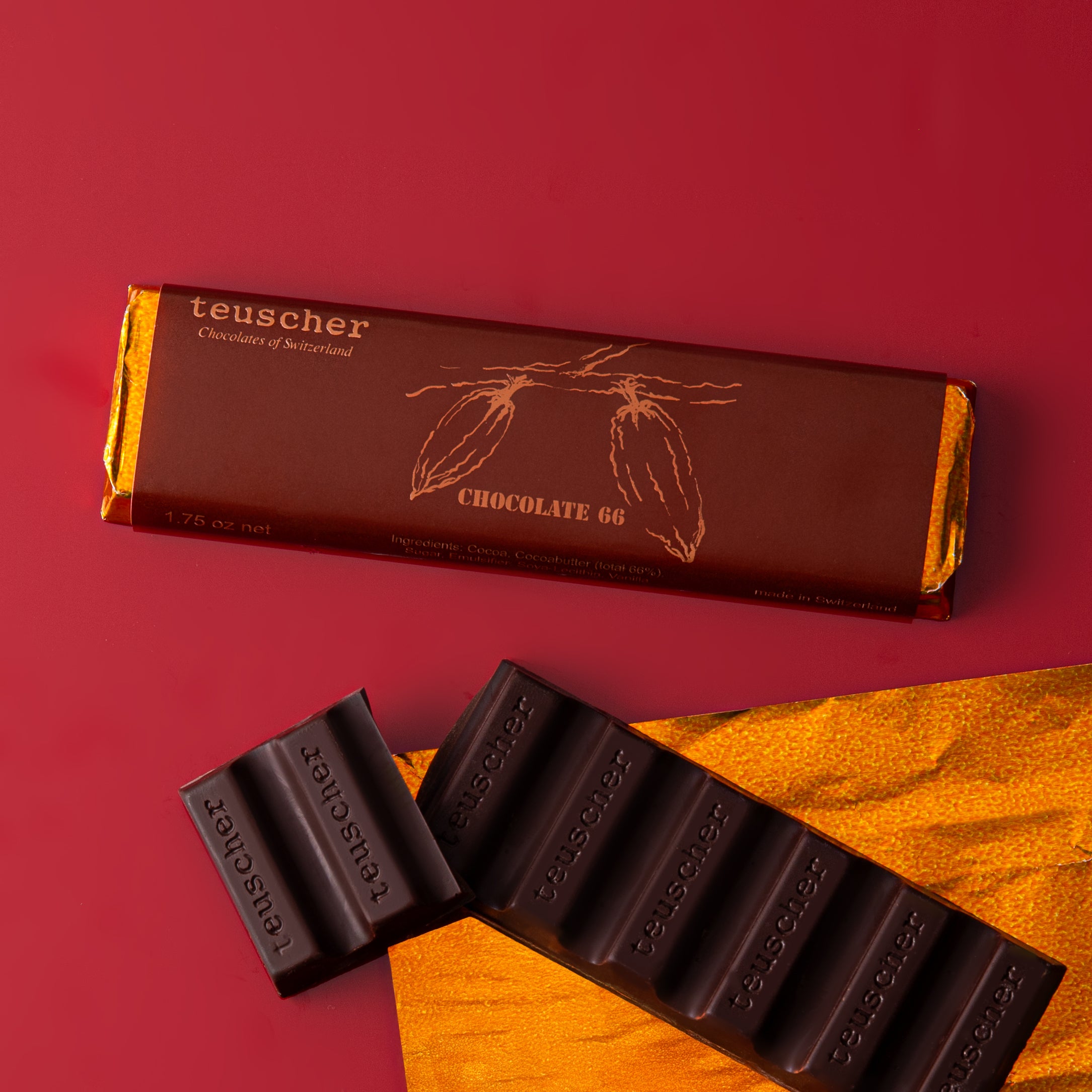 Dark Chocolate Bar 66% Cocoa