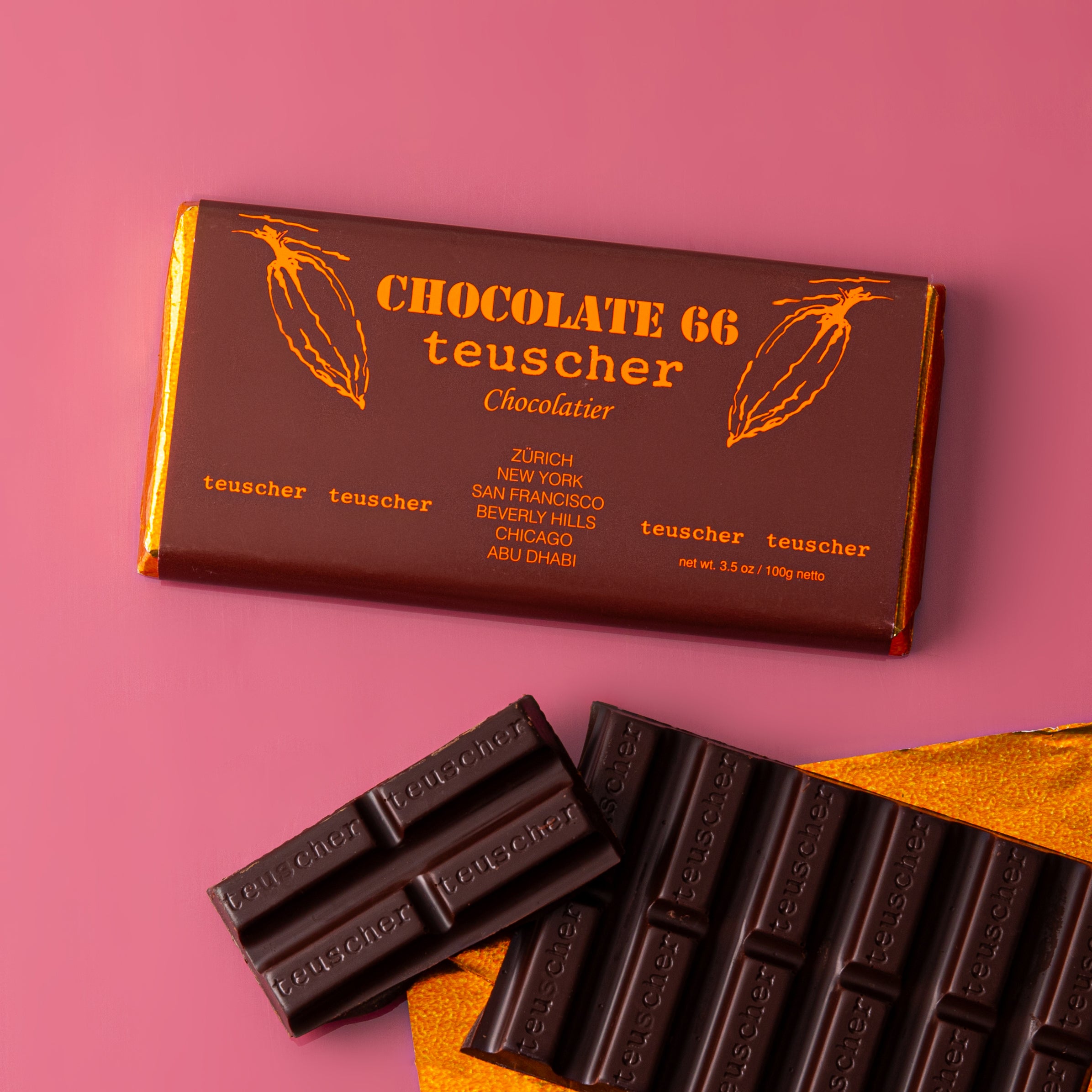 Dark Chocolate Bar 66% Cocoa