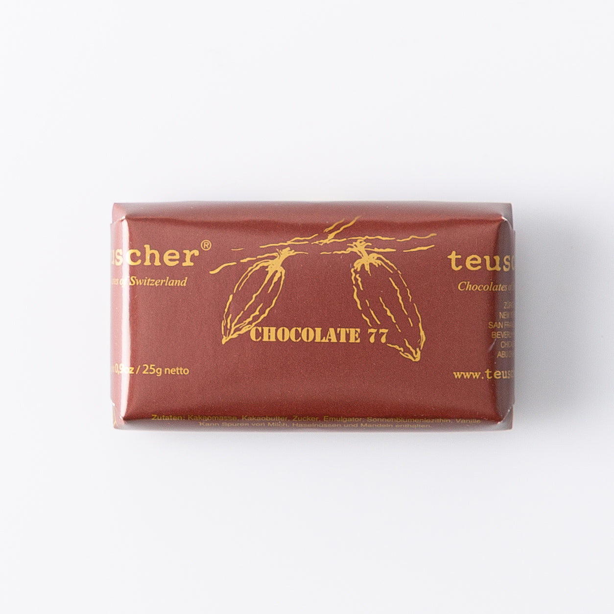 Dark Chocolate Bar 77% Cocoa