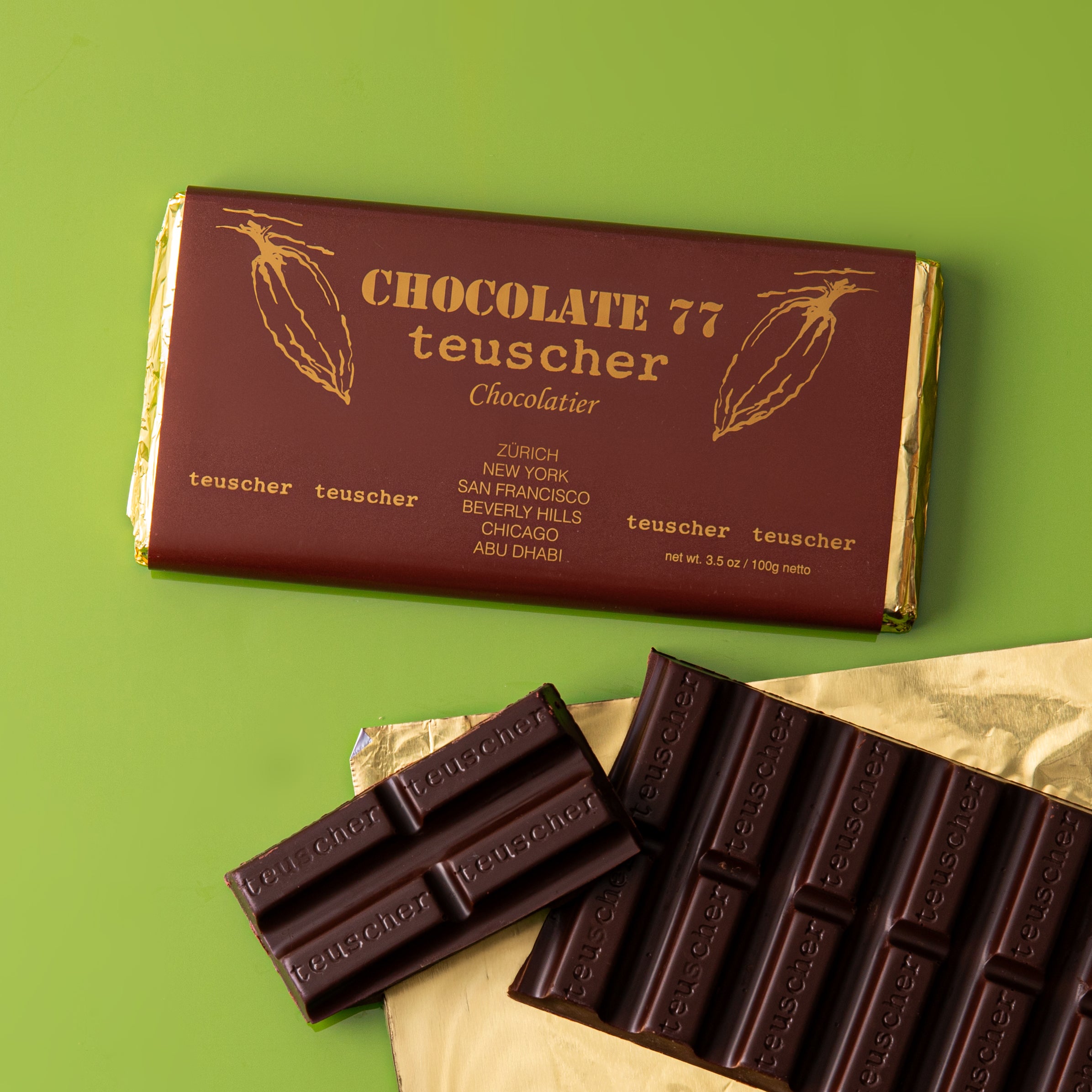 Dark Chocolate Bar 77% Cocoa