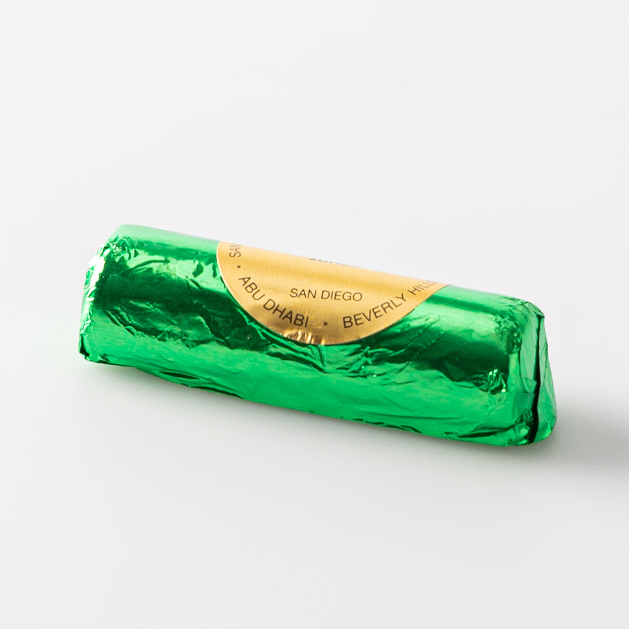 Foil-Wrapped Gianduja Log