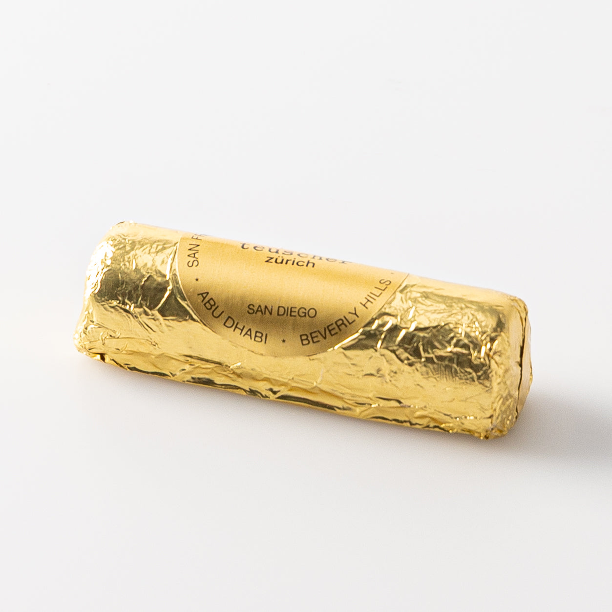 Foil-Wrapped Gianduja Log