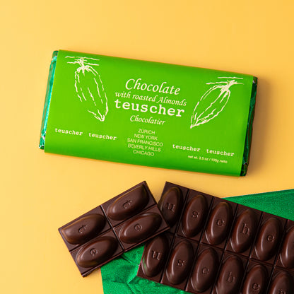 Dark Chocolate Bar with Roasted Almonds