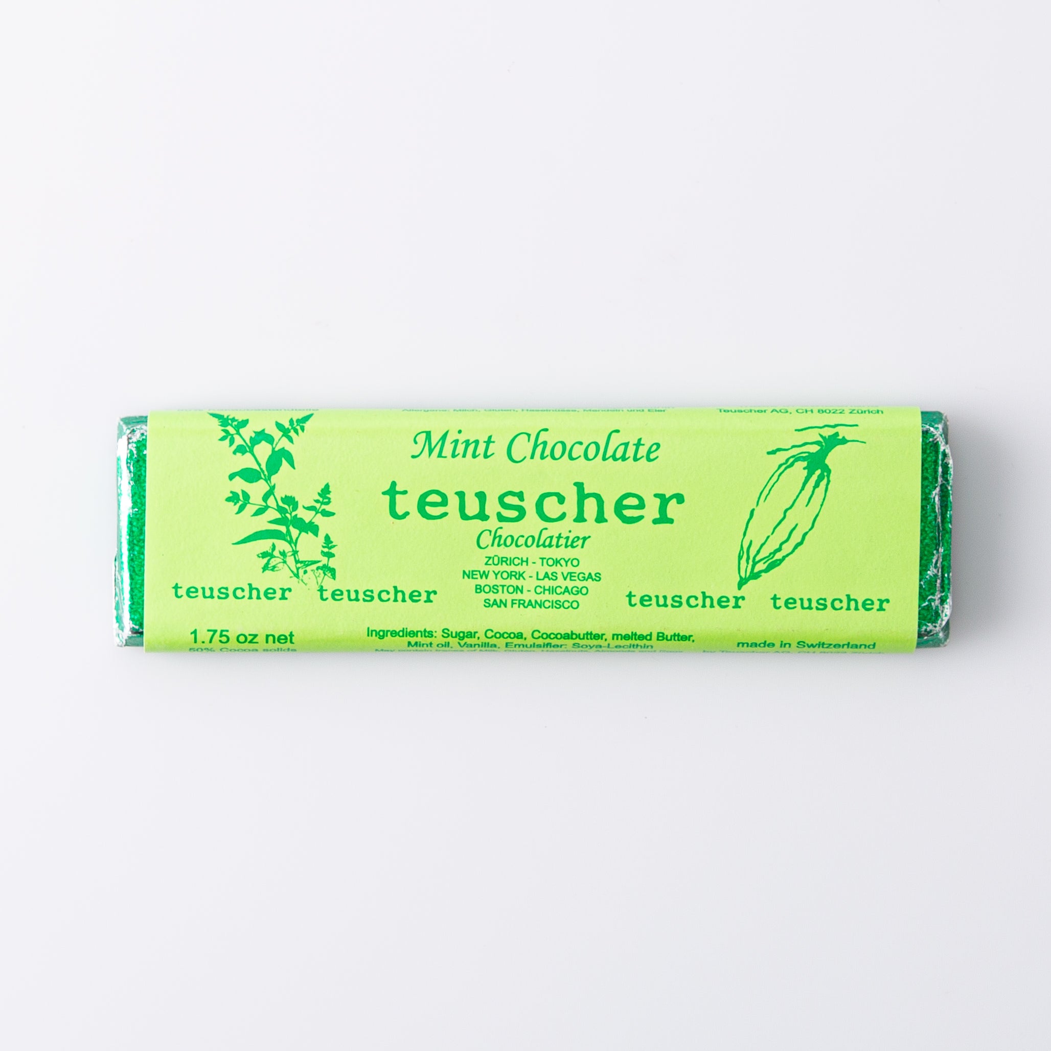 Dark Chocolate Bar with Peppermint Oil