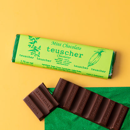 Dark Chocolate Bar with Peppermint Oil