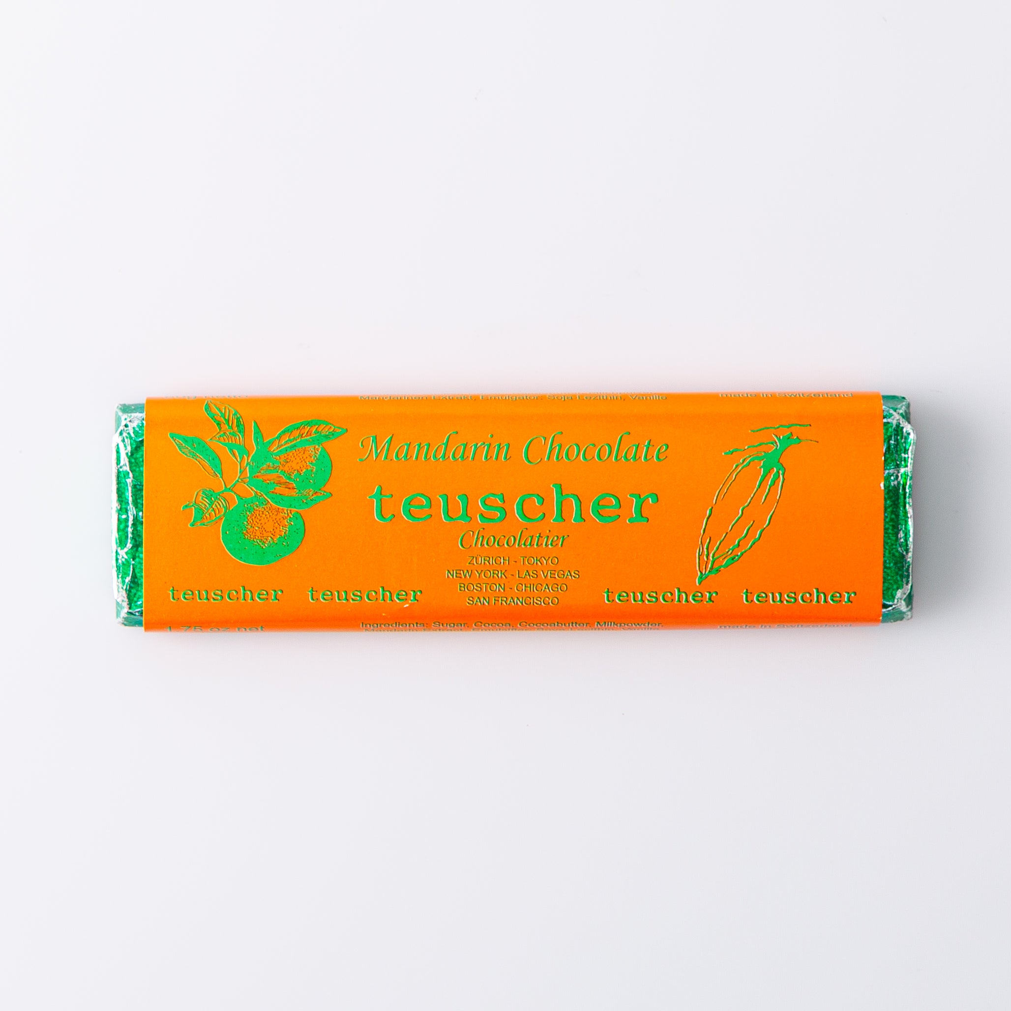 Dark Chocolate Bar with Mandarin Oil