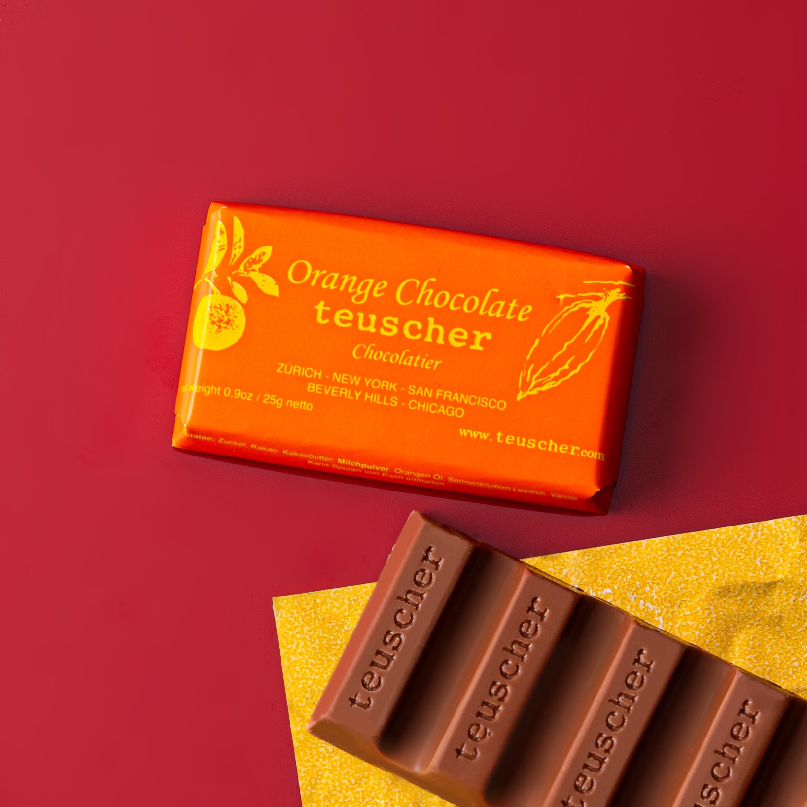 Dark Chocolate Bar with Orange Oil