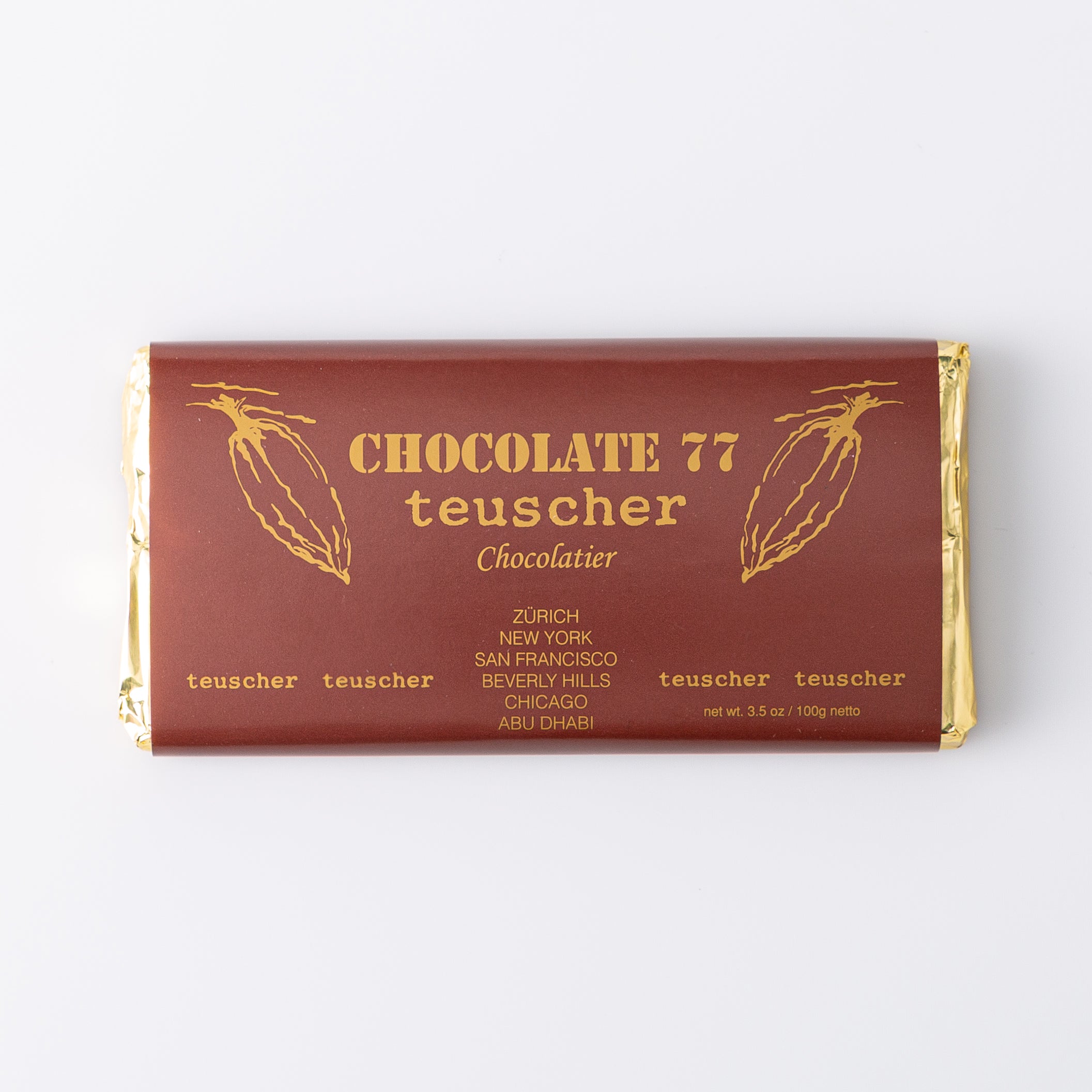 Dark Chocolate Bar 77% Cocoa