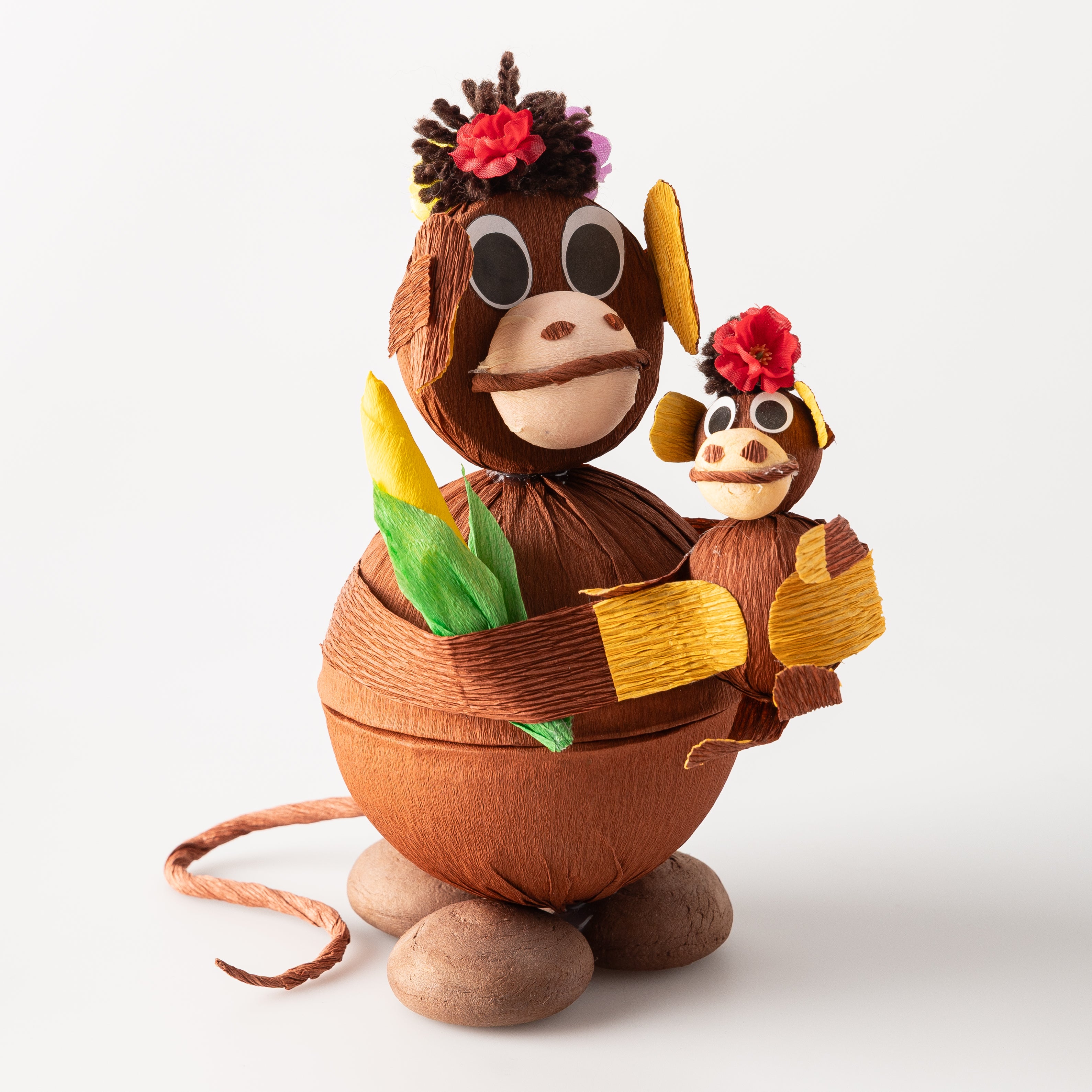 Mother & Baby Monkey Fantasy Box 12 pc