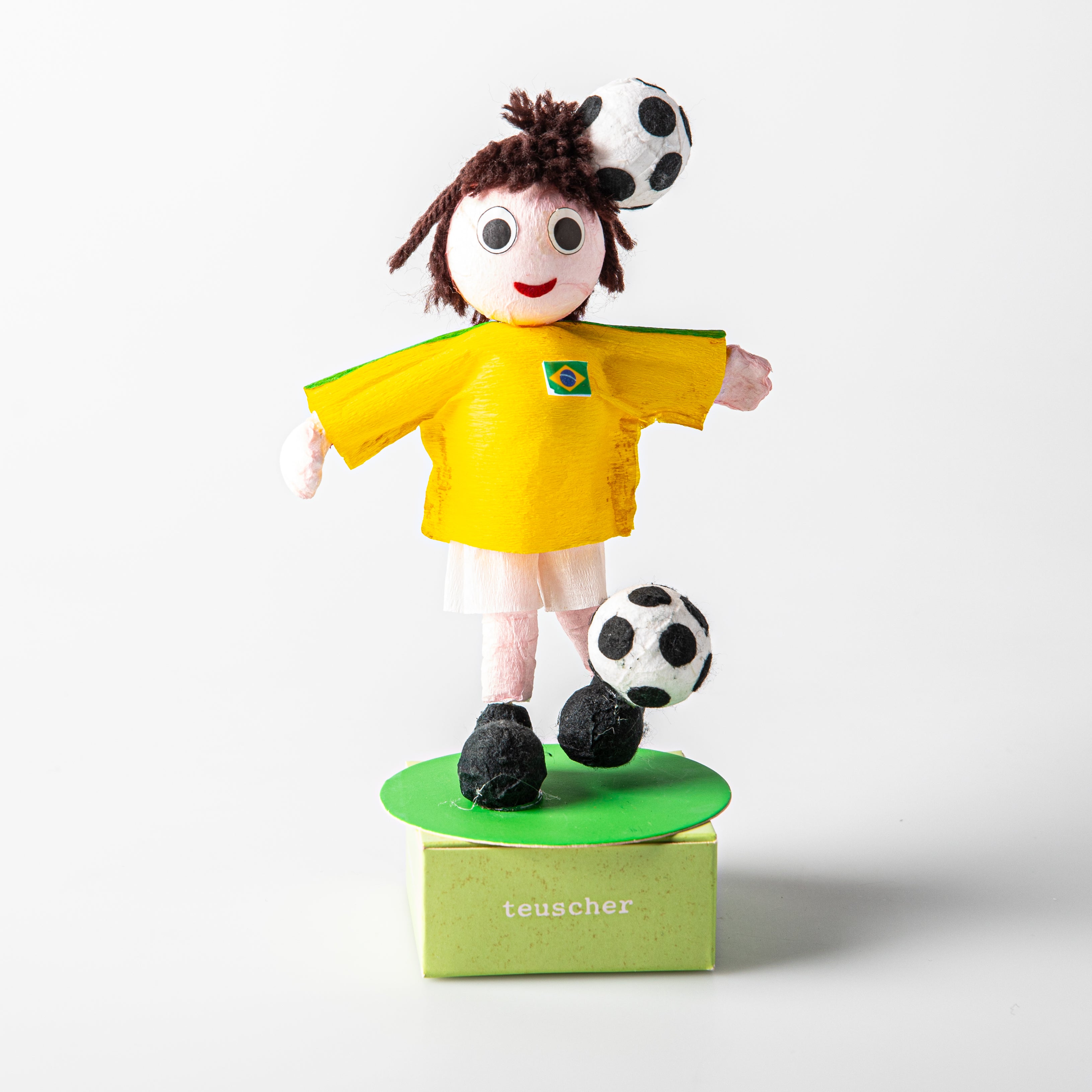 Brazil Football Player Truffle Box (4 Truffles)