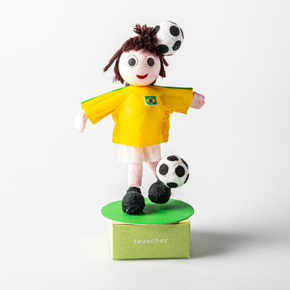 Brazil Football Player Truffle Box (4 Truffles)